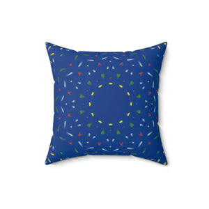 Vibrant Polyester Square Pillow - Spun - Dipaliz - Throw Pillows