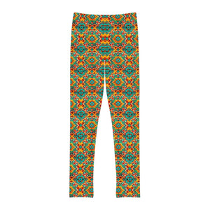 Rainbow Full Length Leggings - Colorful Pattern - Dipaliz - Activewear