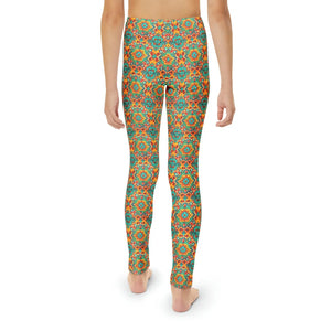 Rainbow Full Length Leggings - Colorful Pattern - Dipaliz - Activewear