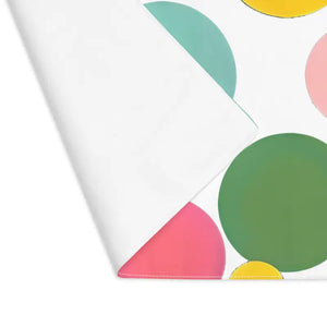 Home Decor - Colorful Polka Dots Placemats - Fun Party Dining - Dipaliz 18’’ × 14’’