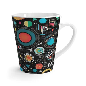 12oz Latte Mug - Celestial Solar System Design - Dipaliz - Mugs