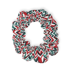 Custom Zigzag Scrunchie - Stylish Jersey Knit - Dipaliz - Ponytail Holders
