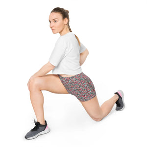 Colorful Zigzag Women’s Shorts Moisture Wicking - Dipaliz