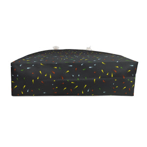 Rainbow Confetti Weekender Bag - Oversized Polyester - Dipaliz - Tote Bags