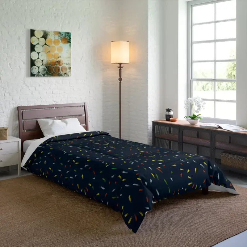 Dipaliz Confetti Comforter: Add Fun & Flair to your Bedding - Home Decor