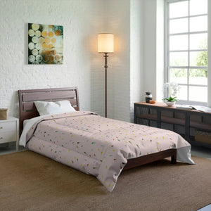 Confetti Pink Comforter - Chic Lightweight Polyester - Dipaliz - Quilts & Comforters