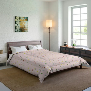 Confetti Pink Comforter - Chic Lightweight Polyester - Dipaliz - Quilts & Comforters