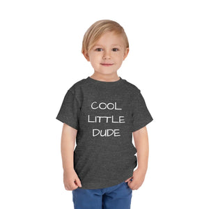 Soft Cotton Cool Little Dude Toddler Tee - Dipaliz - Baby & Clothing