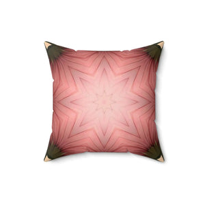 Modern Coral Polyester Square Pillow Abstract Pattern - Dipaliz - Throw Pillows