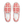 Vibrant Canvas Shoes - Coral Abstract Checkered - Dipaliz - Sneakers