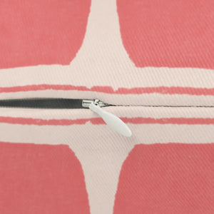 Coral Peach Abstract Lumbar Pillow - Spun Polyester - Dipaliz - 20’’ × 14’’ - Home Decor