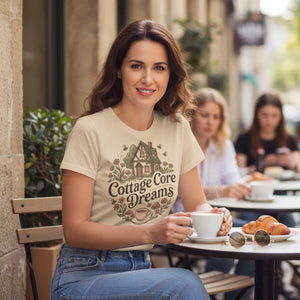 Dipaliz Cottagecore Tea and Mushroom Tee All Over Print - T-shirts - m