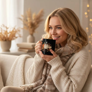 Dipaliz Cozy Autumn Leaves Coffee Mug Ceramic 11oz and 15oz - Mugs