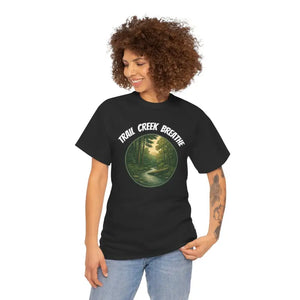 Unisex Deluxe t Shirt - Creek in the Woods Design - Dipaliz - T-shirt