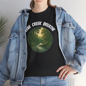 Unisex Deluxe t Shirt - Creek in the Woods Design - Dipaliz - T-shirt
