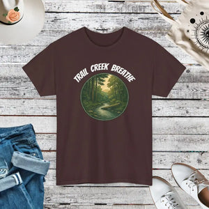 Unisex Deluxe t Shirt - Creek in the Woods Design - Dipaliz - T-shirt