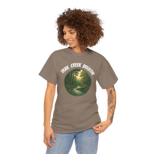 Unisex Deluxe t Shirt - Creek in the Woods Design - Dipaliz - T-shirt