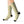 Dipaliz Crew Socks Yellow Triangle Pattern Fleece Lined