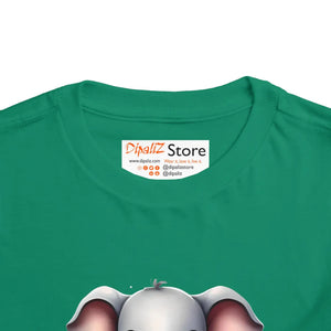 Soft Cotton Cute Baby Elephant Toddler t Shirt - Dipaliz - & Clothing