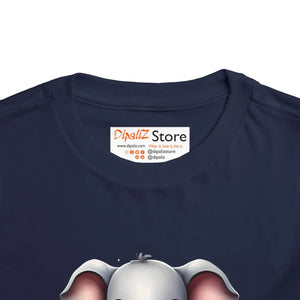Soft Cotton Cute Baby Elephant Toddler t Shirt - Dipaliz - & Clothing