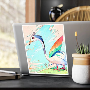 Cute Bird Kiss Cut Vinyl Decals - Playful Satin - Dipaliz - Electronics Stickers &