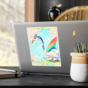 Cute Bird Kiss Cut Vinyl Decals - Playful Satin - Dipaliz - Electronics Stickers &