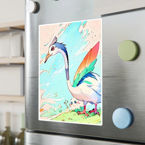 Cute Bird Kiss Cut Vinyl Decals - Playful Satin - Dipaliz - Electronics Stickers &