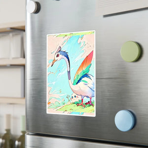 Cute Bird Kiss Cut Vinyl Decals - Playful Satin - Dipaliz - Electronics Stickers &