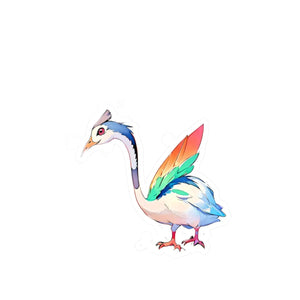 Cute Bird Cut Vinyl Decals - White Satin Kiss - Dipaliz - Decorative Stickers
