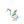 Cute Bird Cut Vinyl Decals - White Satin Kiss - Dipaliz - Decorative Stickers