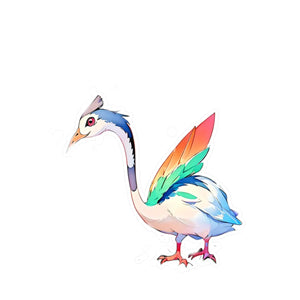 Cute Bird Cut Vinyl Decals - White Satin Kiss - Dipaliz - Decorative Stickers