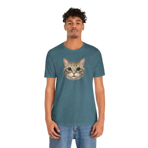 Cute Cat Unisex Jersey Short Sleeve Tee Cotton - Dipaliz - T-shirts