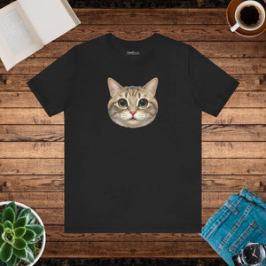 Cute Cat Unisex Jersey Short Sleeve Tee Cotton - Dipaliz - T-shirts