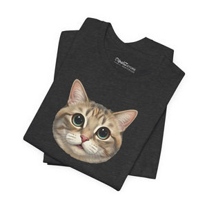 Cute Cat Unisex Jersey Short Sleeve Tee Cotton - Dipaliz - T-shirts