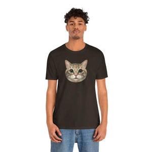 Cute Cat Unisex Jersey Short Sleeve Tee Cotton - Dipaliz - T-shirts