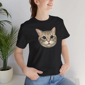 Cute Cat Unisex Jersey Short Sleeve Tee Cotton - Dipaliz - T-shirts
