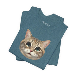 Cute Cat Unisex Jersey Short Sleeve Tee Cotton - Dipaliz - T-shirts