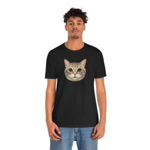 Cute Cat Unisex Jersey Short Sleeve Tee Cotton - Dipaliz - T-shirts