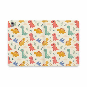 Dipaliz Cute Dino Tablet Folio Case Vegan Leather - Mobile Phone Cases