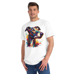 Colorful Paint Splash Cute Dog Organic Classic t Shirt - Dipaliz - T-shirts