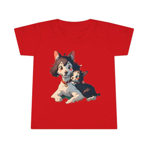 Soft Cute Dogs Toddler t Shirt - Classic Fit Cotton - Dipaliz - Baby & Clothing