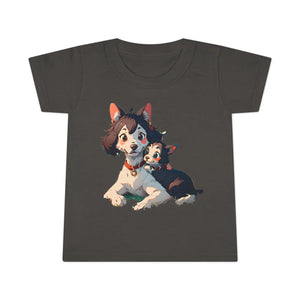 Soft Cute Dogs Toddler t Shirt - Classic Fit Cotton - Dipaliz - Baby & Clothing