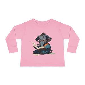 Elephant Fun Toddler Long Sleeve Tee Cotton Jersey - Dipaliz - Baby & Clothing