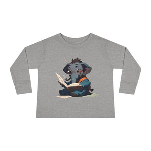 Elephant Fun Toddler Long Sleeve Tee Cotton Jersey - Dipaliz - Baby & Clothing