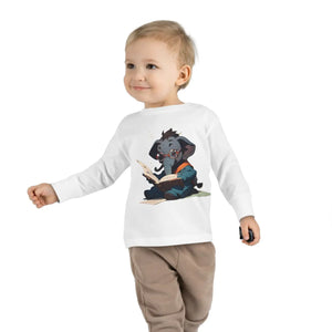 Elephant Fun Toddler Long Sleeve Tee Cotton Jersey - Dipaliz - Baby & Clothing