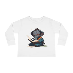 Elephant Fun Toddler Long Sleeve Tee Cotton Jersey - Dipaliz - Baby & Clothing