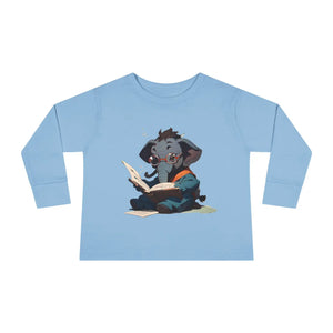 Elephant Fun Toddler Long Sleeve Tee Cotton Jersey - Dipaliz - Baby & Clothing