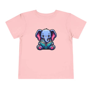 Soft Cotton Short Sleeve Tee - Elephant Reading - Dipaliz - Baby & Toddler Clothing