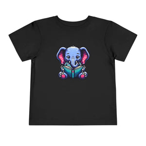 Soft Cotton Short Sleeve Tee - Elephant Reading - Dipaliz - Baby & Toddler Clothing