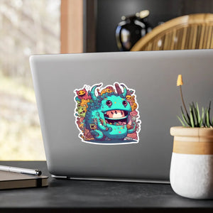 Weatherproof Kiss Cut Vinyl Decals - Monster Madness - Dipaliz - Decorative Stickers